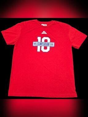 Guy Lafleur #10 Coors Light Alumni T-Shirt Red Size L